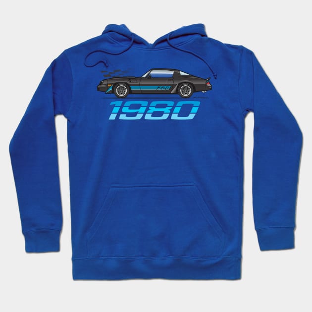 Black and Blue Hoodie by JRCustoms44